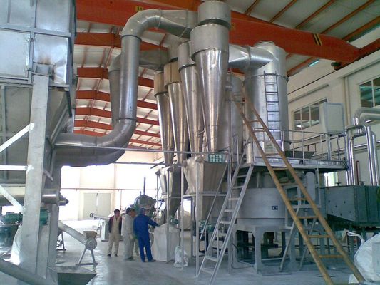 गुणवत्ता  Food Grade Pneumatic Flash Dryer Machine For High Moisture Carbon White / Oxide कारखाना