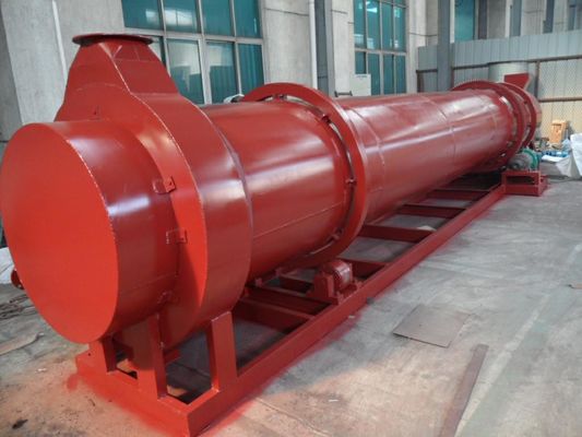 टिकाऊ सीवेज स्लज ड्रायर 10t/H-15t/H रेत रोटरी ड्रायर औद्योगिक