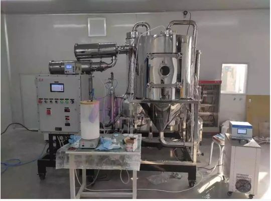 नाइट्रोजन प्रसंस्करण के लिए बंद लूप स्प्रे ड्रायर मशीन अक्रिय गैस परमाणुकरण ड्रायर