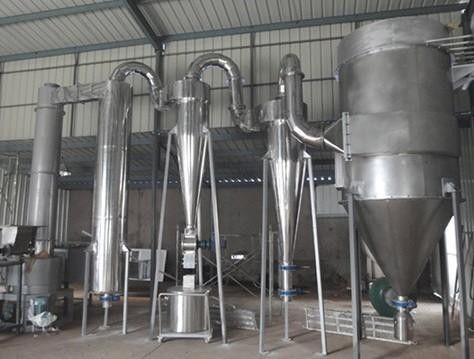 कीटनाशकों के लिए स्टेनलेस स्टील रोटरी फ्लैश ड्रायर मशीन ऊर्जा की बचत