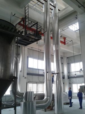 स्टेनलेस स्टील एयर सुखाने के उपकरण, खाद्य / रासायनिक उद्योगों के लिए एयरफ्लो ड्रायर