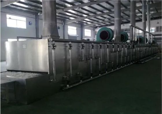 सिंगल लेयर कन्वेयर मेश बेल्ट ड्रायर मशीन SUS316 SUS316L