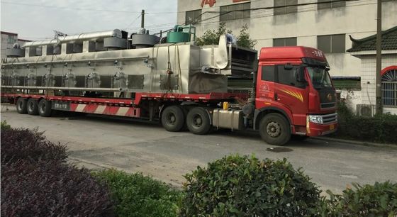 सिंगल लेयर कन्वेयर मेश बेल्ट ड्रायर मशीन SUS316 SUS316L