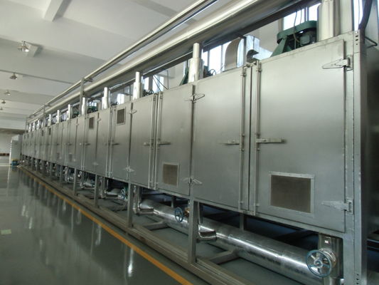 सिंगल लेयर कन्वेयर मेश बेल्ट ड्रायर मशीन SUS316 SUS316L
