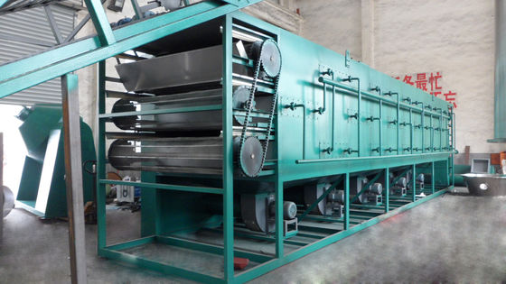 220V 380V सतत ड्रायर मशीन औद्योगिक बेल्ट ड्रायर आसान संचालन