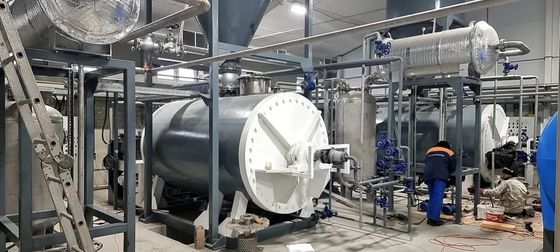 उच्च दक्षता सतत ड्रायर मशीन 6000L औद्योगिक पैडल ड्रायर