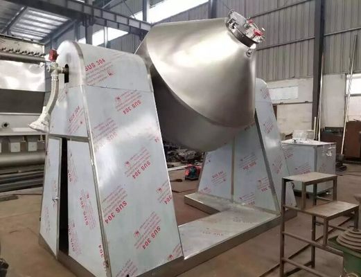 फार्मास्युटिकल के लिए 3rpm-13rpm औद्योगिक मिक्सर मशीन रोटरी कोन वैक्यूम ड्रायर