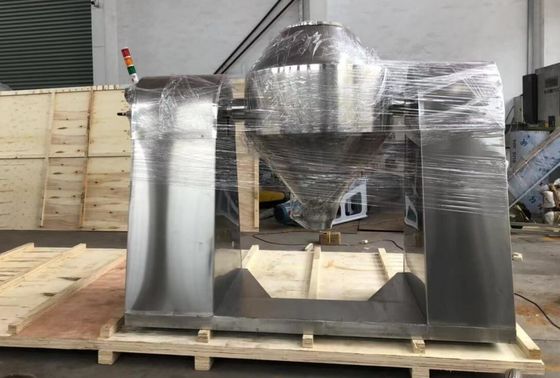 0.75kw -15kw औद्योगिक मिक्सर मशीनें 5000L रोटरी डबल कोन वैक्यूम ड्रायर
