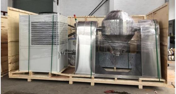 0.75kw -15kw औद्योगिक मिक्सर मशीनें 5000L रोटरी डबल कोन वैक्यूम ड्रायर