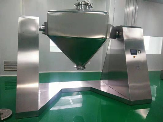 स्टेनलेस स्टील पाउडर मिक्सिंग मशीन 2rpm - 20rpm स्क्वायर कोन मिक्सर