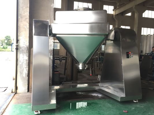 1.5kw-22kw बड़ी औद्योगिक मिक्सर मशीनें भोजन / रसायन के लिए स्क्वायर कोन मिक्सर