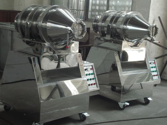 स्टेनलेस स्टील औद्योगिक मिक्सर मशीनें 12000L दो आयामी मोशन पाउडर मिक्सर