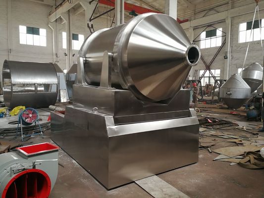 स्टेनलेस स्टील औद्योगिक मिक्सर मशीनें 12000L दो आयामी मोशन पाउडर मिक्सर