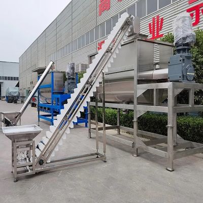 WLDH क्षैतिज रिबन ब्लेंडर मिक्सर 250L-10000L डबल हेलिक्स रिबन ब्लेंडर
