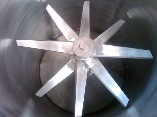 कसावा आटा / रंगद्रव्य के लिए औद्योगिक फ्लैश ड्रायर 1 साल की वारंटी