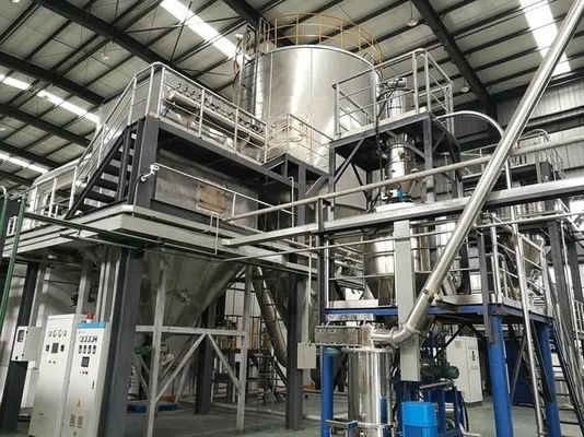 कम शोर के साथ 220V 380V 415V 440V स्टेनलेस स्टील केन्द्रापसारक स्प्रे ड्रायर